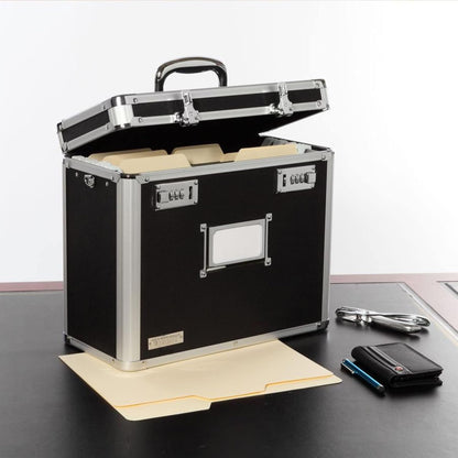 Vaultz VZ01187 Locking File Organizer Box Letter Size