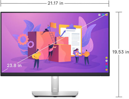 Dell P2422H 24-Inch Monitor - Full HD, IPS, ComfortView Plus