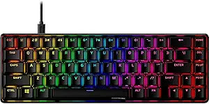 HyperX 56R64AA Alloy Origins 65 Aqua Gaming Keyboard — main product image