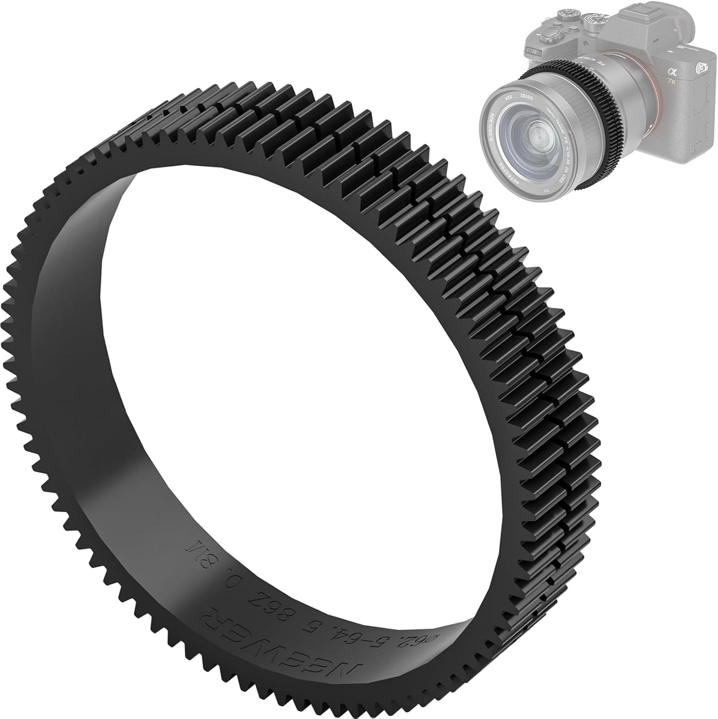 Neewer PG008 Follow Focus Gear Ring 62.5-64.5mm Lens