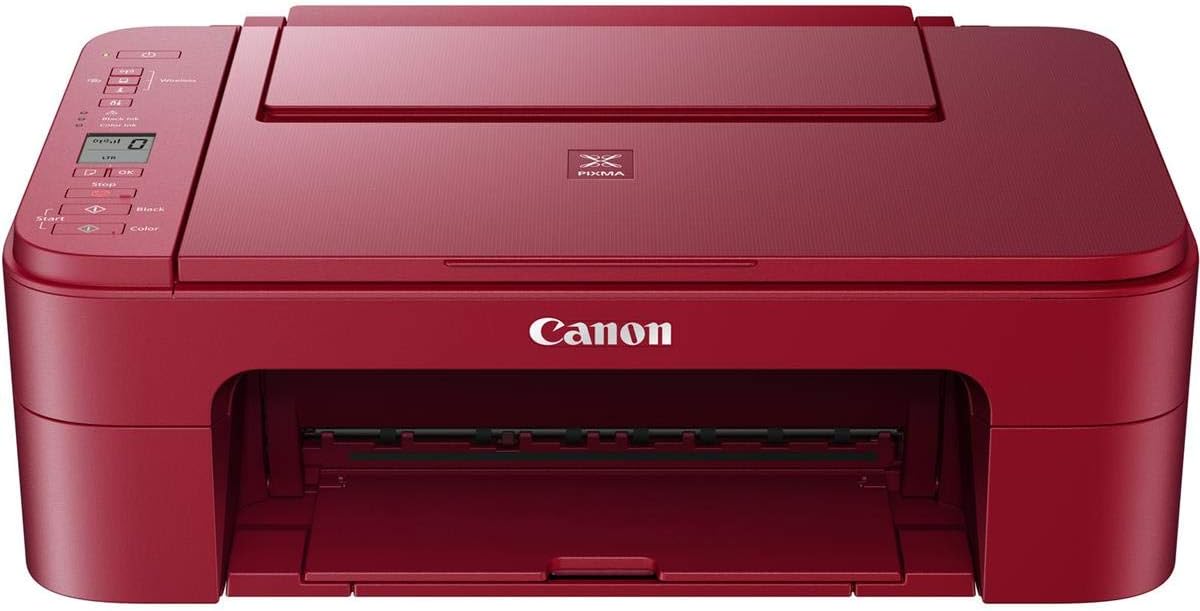 Canon 3771C042 Pixma TS3320 Red Wireless Printer