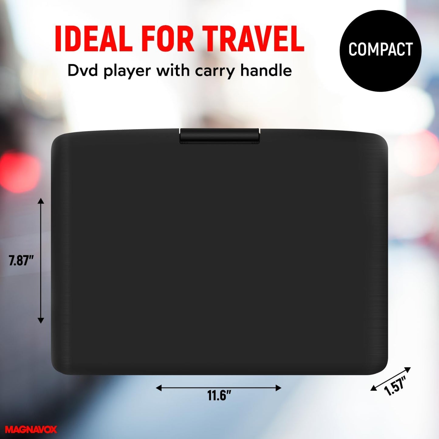 Magnavox MTFT754 11.6" Portable Swivel DVD Player