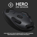 Logitech G604 Lightspeed Wireless Gaming Mouse (Renewed)