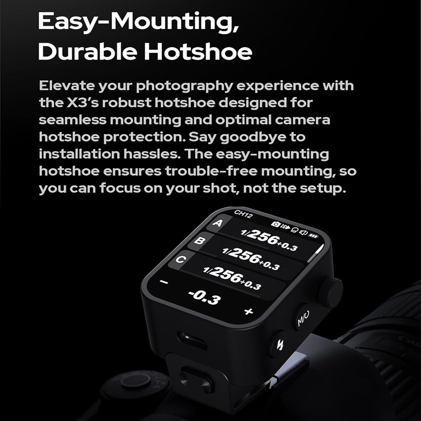 Godox X3F TTL Wireless Flash Trigger for Fuji