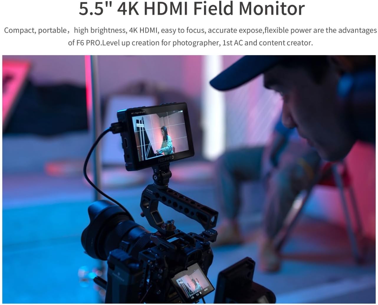 FEELWORLD EA702130 F6 Pro 5.5" 4K HDMI Monitor Kit