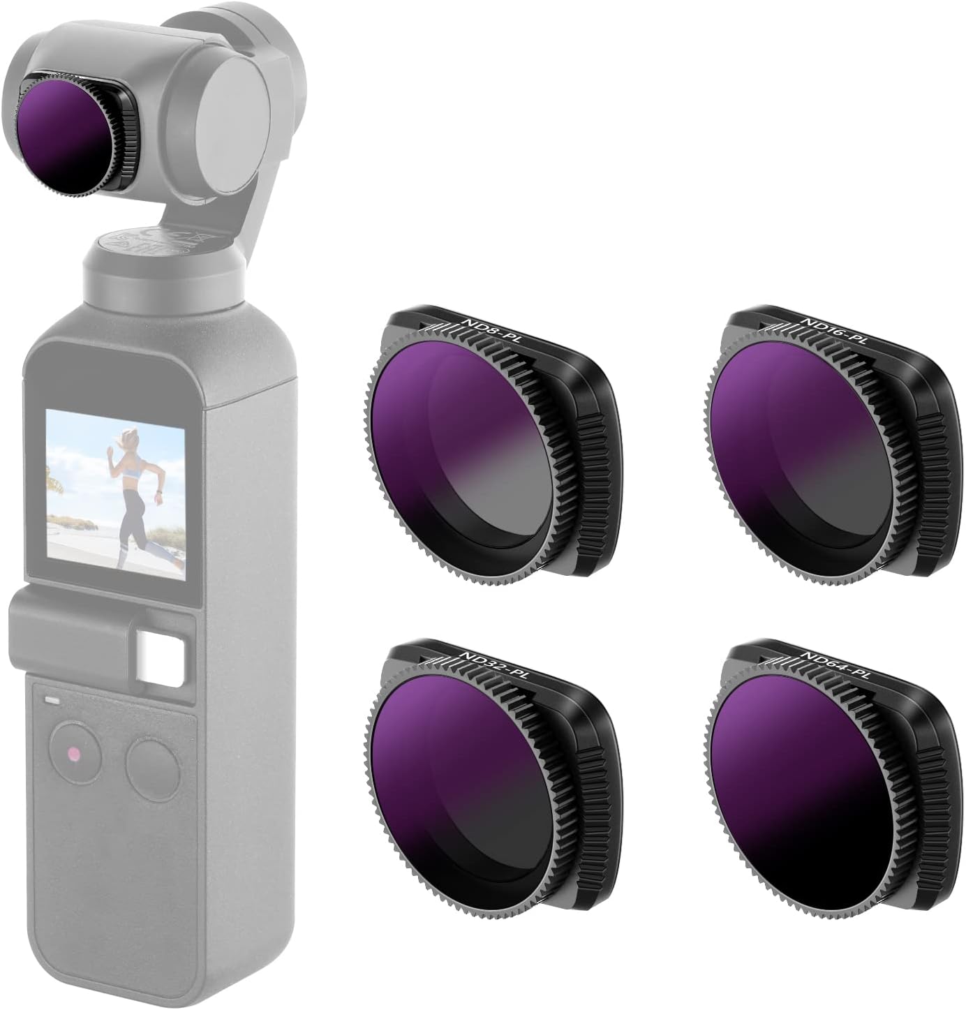Neewer 10094771 Magnetic ND/PL Filter Kit DJI Osmo Pocket