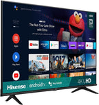 Hisense E6HIS65A6G 65-Inch 4K UHD Android TV Bundle