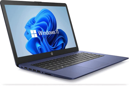HP 14" Laptop Celeron, 4GB RAM, 64GB SSD, Windows 11 (Renewed)