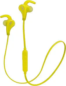 JVC HAET50BTY Yellow/Grey Wireless Sport Headphones Water-Resistant