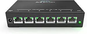 MOTU AVB Switch 5-Port Gigabit Ethernet AVB Network