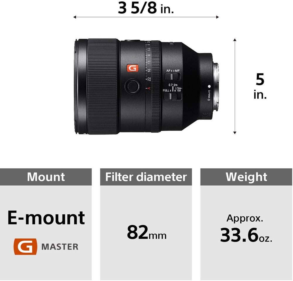 Sony FE 135mm f/1.8 GM Lens Filter Bundle