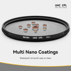 NiSi 77mm UHC CPL Ultra HD Polarizing Filter