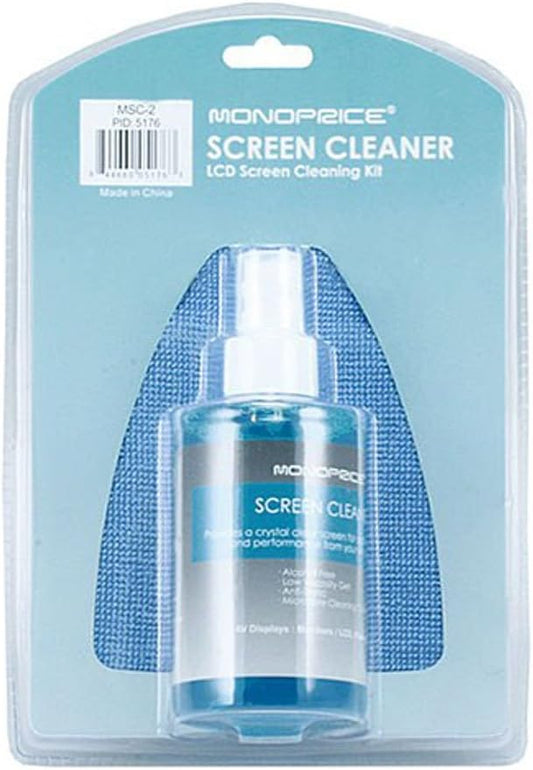 Monoprice 105176 Screen Cleaner - LCD/Plasma TV, Smartphones, Tablets