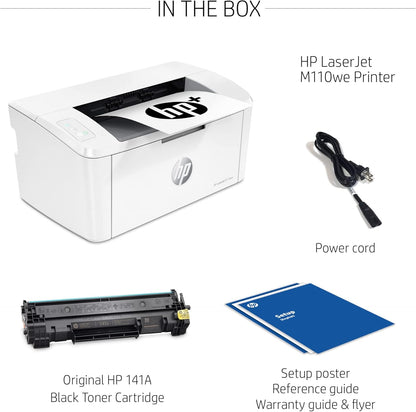 HP M110we LaserJet Wireless Printer HP+