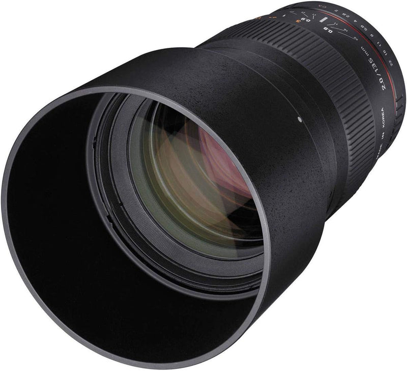 Rokinon Nikon D200 135mm F2.0 Telephoto Lens — main product image