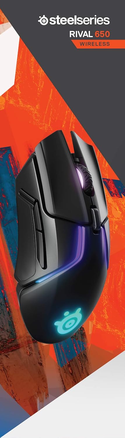 SteelSeries 62456 Rival 650 Wireless Gaming Mouse