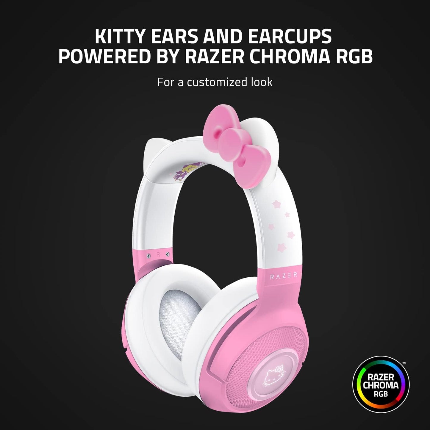 Razer RZ04-03520300-R3M1 Kraken BT Kitty Hello Kitty Headset
