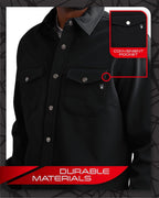 Spyder M SPYDR SWEATR FLEEC Softshell Shirt Jacket Wind Resistant