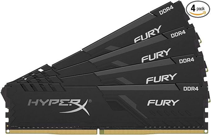 HyperX HX426C16FB3K4/32 Fury 32GB DDR4 2666MHz Desktop Memory Kit — main product image