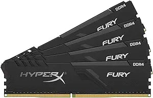 HyperX HX434C16FB3K4/32 Fury 32GB 3466MHz DDR4 Desktop Memory — main product image
