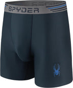 Spyder Boxer Briefs 4 Pack Poly Spandex Performance Underwear