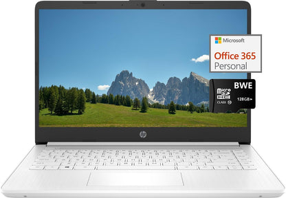 HP 14 Ultra Light Student Laptop - Intel N4120, 8GB RAM, 192GB Storage