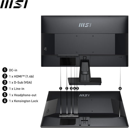 MSI Pro MP251 24.5-inch 100Hz FHD Computer Monitor