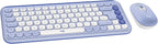 Logitech 920-013043 POP ICON Combo Bluetooth Keyboard & Mouse - Lilac