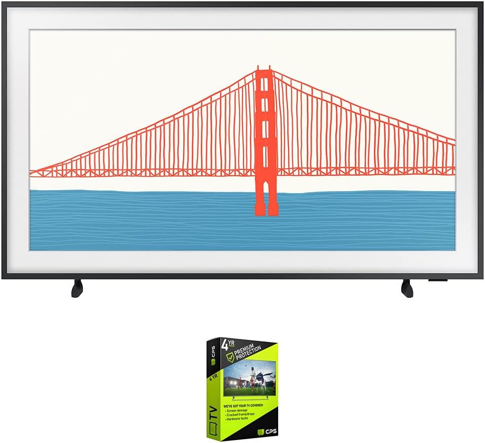Samsung QN65LS03AA 65" The Frame QLED 4K Smart TV Bundle