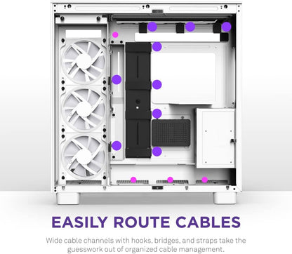 NZXT CM-H91EW-01 H9 Elite White Dual-Chamber ATX Case