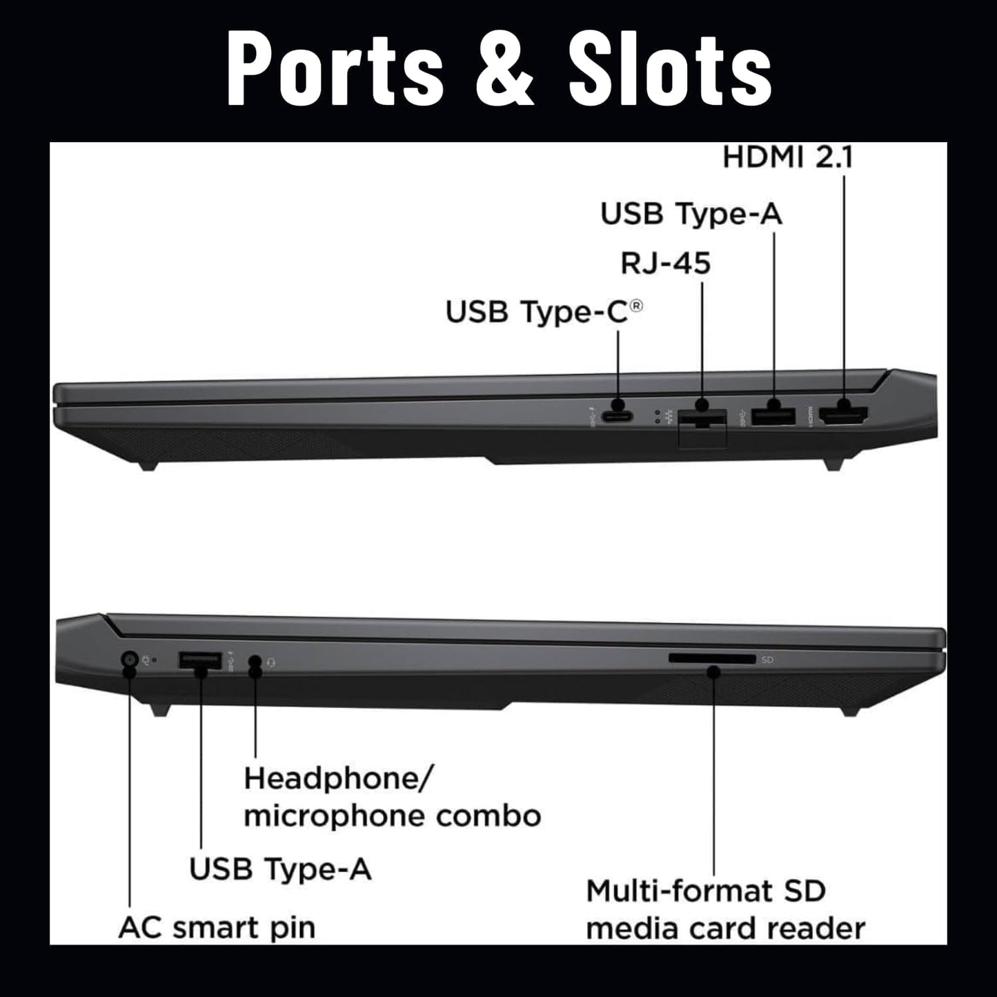 HP TPN-Q279 Victus 15 Ryzen 5 RTX 4050 Gaming Laptop