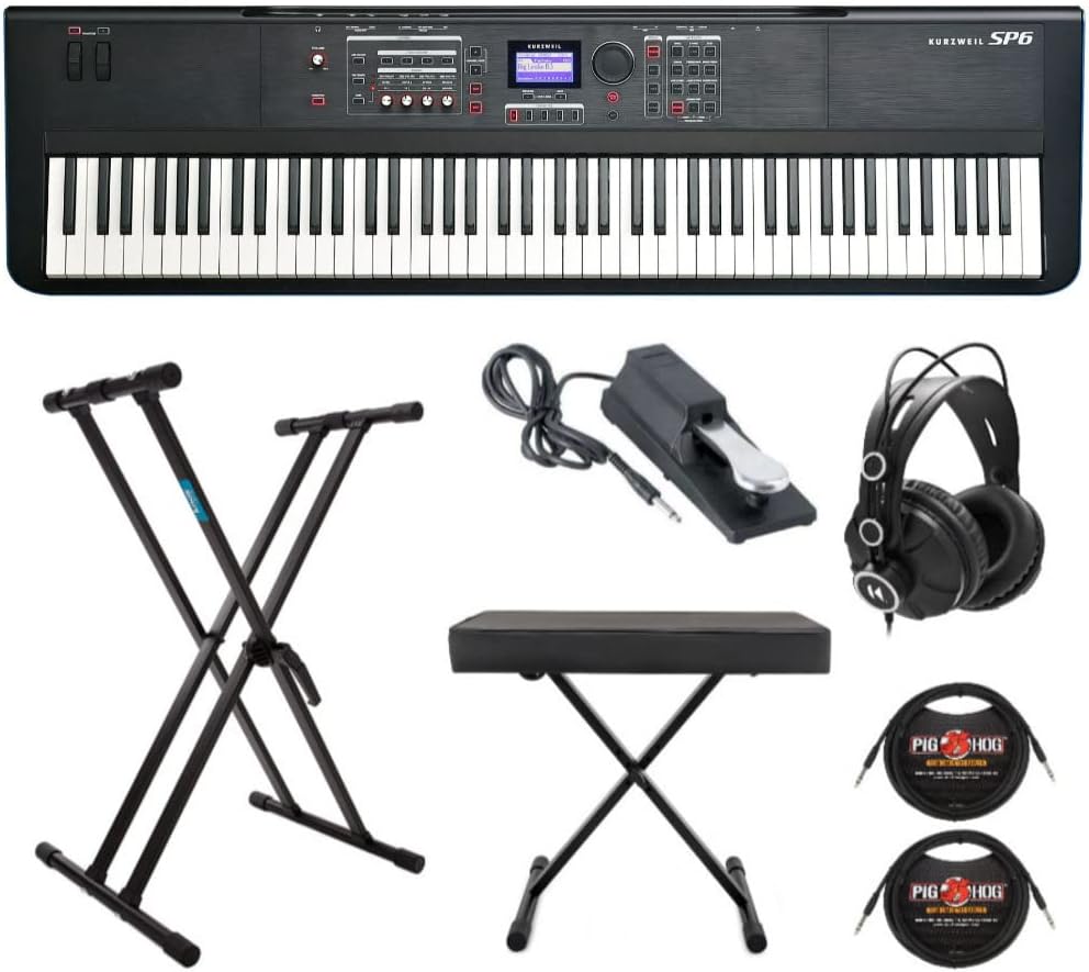 Kurzweil SP6 88-Key Stage Piano LENA Processor Bundle