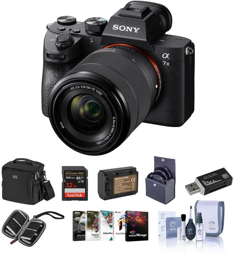 Sony Alpha a7 III 24MP 4K Mirrorless Camera with 28-70mm Lens Bundle — main product image