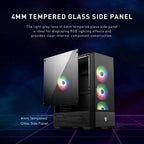 MSI MAG FORGE 112R Mid-Tower Gaming PC Case ARGB