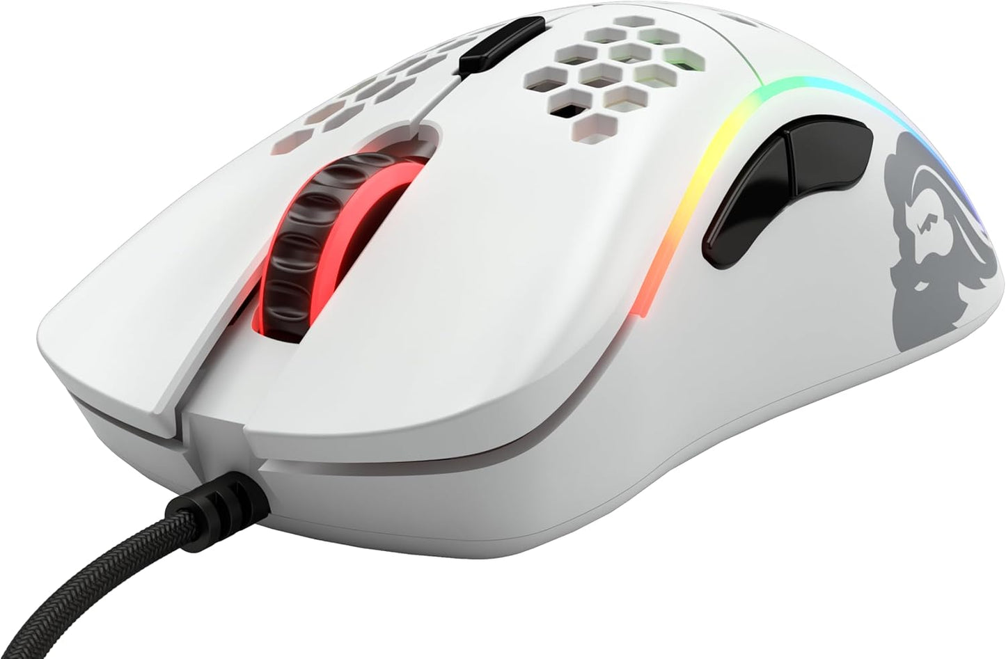 Glorious GD-WHITE Model D Gaming Mouse Lightweight Ergonomic