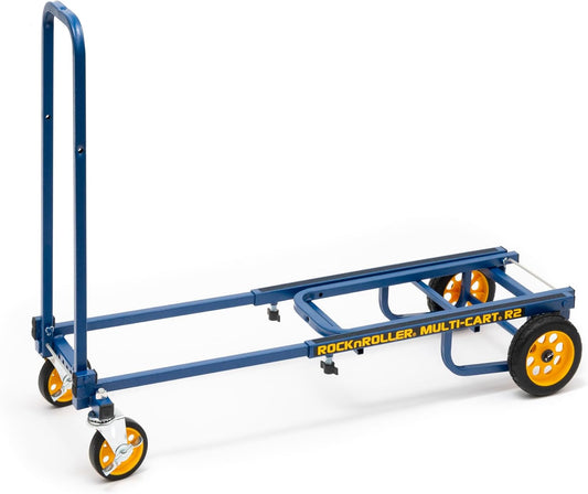 Rock-N-Roller R2RT-BL Micro 8-in-1 Folding Multi-Cart - Blue