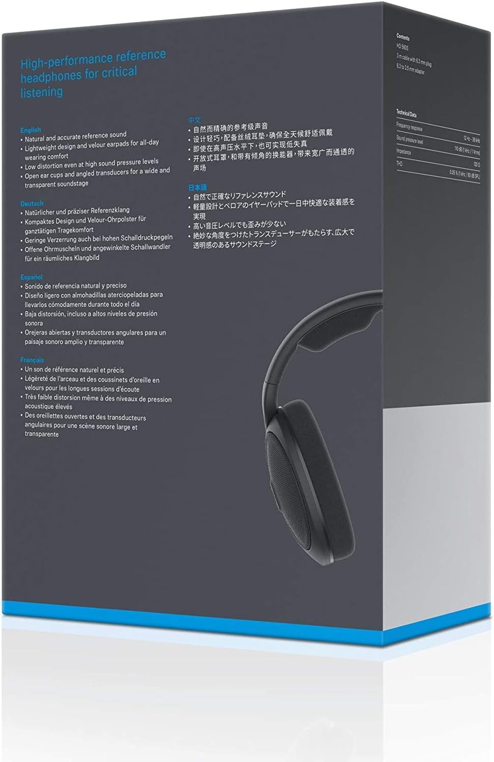 Sennheiser 615104356146 HD 560 S Audiophile Headphones Renewed