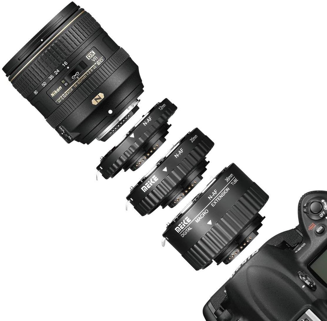 Meike 4332257968 Nikon Macro Extension Tube Set
