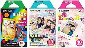 Fujifilm 1 Instax Mini Rainbow Film 3-Pack