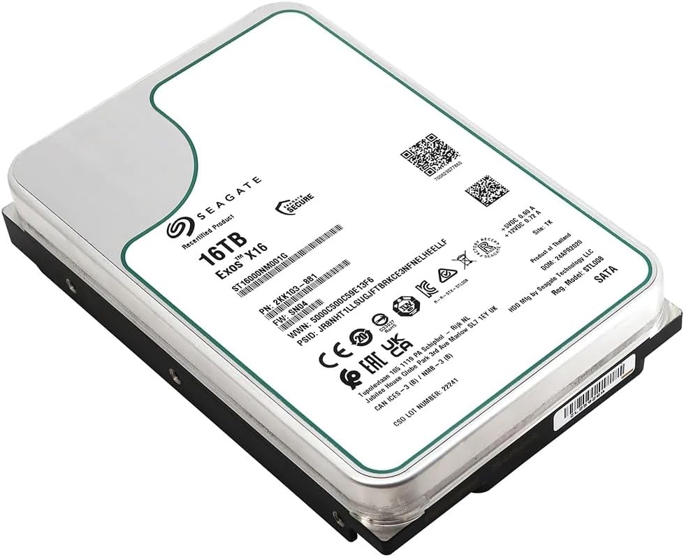 Seagate ST16000NM000J 16TB Enterprise HDD