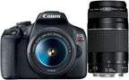 Canon E93CNEOSRT7 Rebel T7 DSLR Double Zoom Kit + CPS