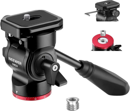 Neewer GM24 Tripod Fluid Head with Quick Release