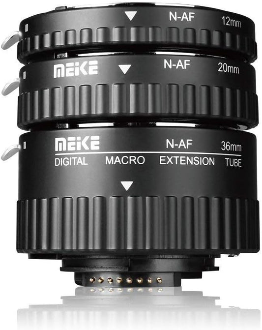 Meike 4332257968 Nikon Macro Extension Tube Set