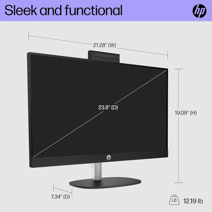 HP 7H0U3AA#ABA 23.8" Ryzen 5 All-in-One PC