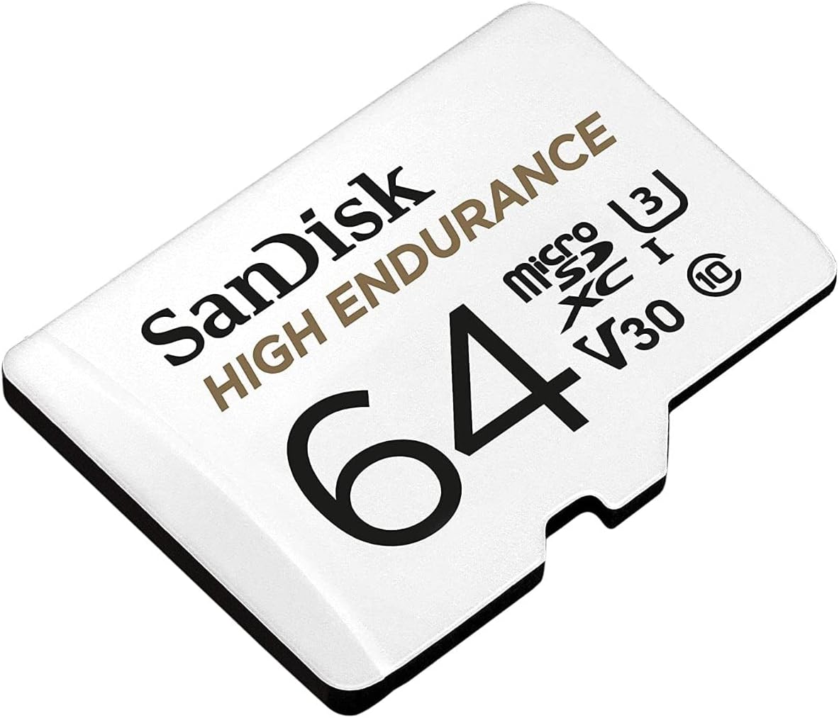 SanDisk SDSQQNR-064G-GN6IA 64GB High Endurance MicroSD Card 4K
