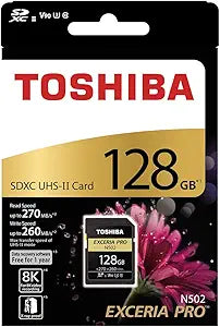 Toshiba EXCERIA PRO N502 128GB SDXC UHS-II Card
