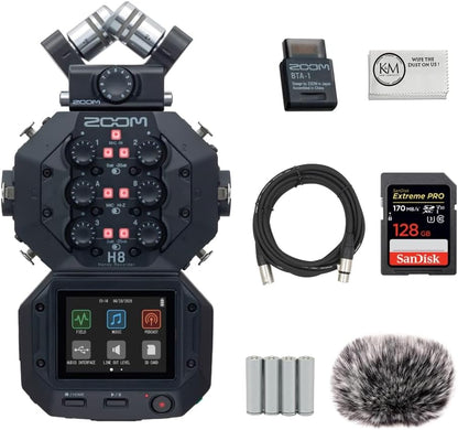 Zoom H8 Handy Recorder Bundle with Accessories