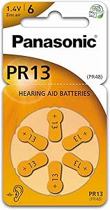 Panasonic Zine Air PR13 Size 13 Hearing Aid Batteries