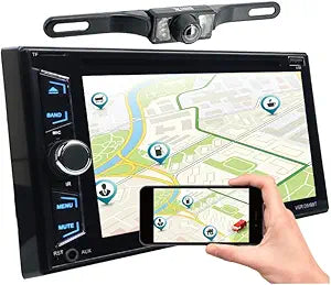 Gravity D910BT 6.2" Double Din Car Stereo Backup Camera