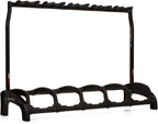 K&M 17515.016.55 Guardian 5-Guitar Rack Stand Black